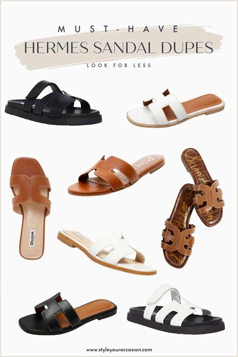 hermes men's sandals replica|hermes immitation sandals.